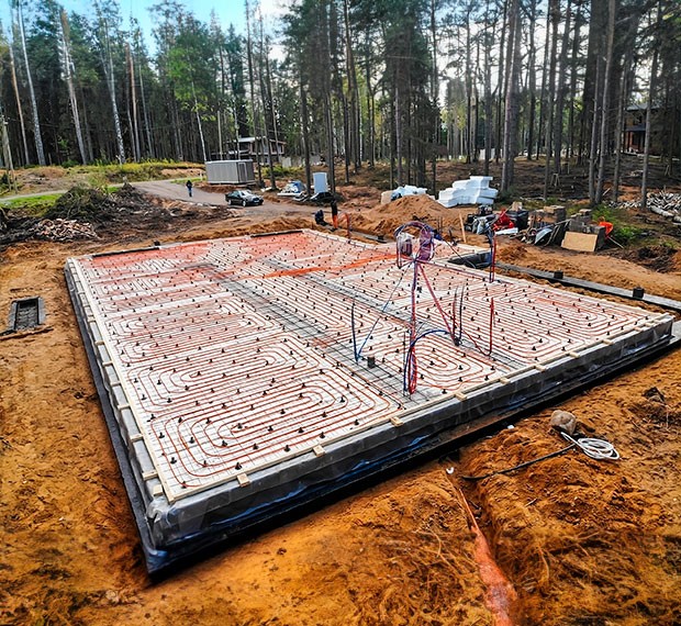 Утепленный финский фундамент в Михайлове